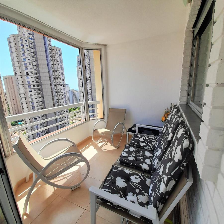 Apartment Glamour Alhambra Rincon De Loix Benidorm-Sea View-Free Parking, Wi-Fi, Pool, New Air Conditioning Esterno foto