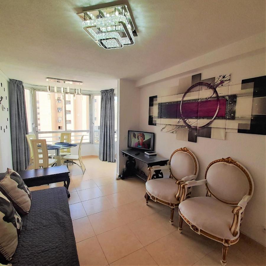 Apartment Glamour Alhambra Rincon De Loix Benidorm-Sea View-Free Parking, Wi-Fi, Pool, New Air Conditioning Esterno foto